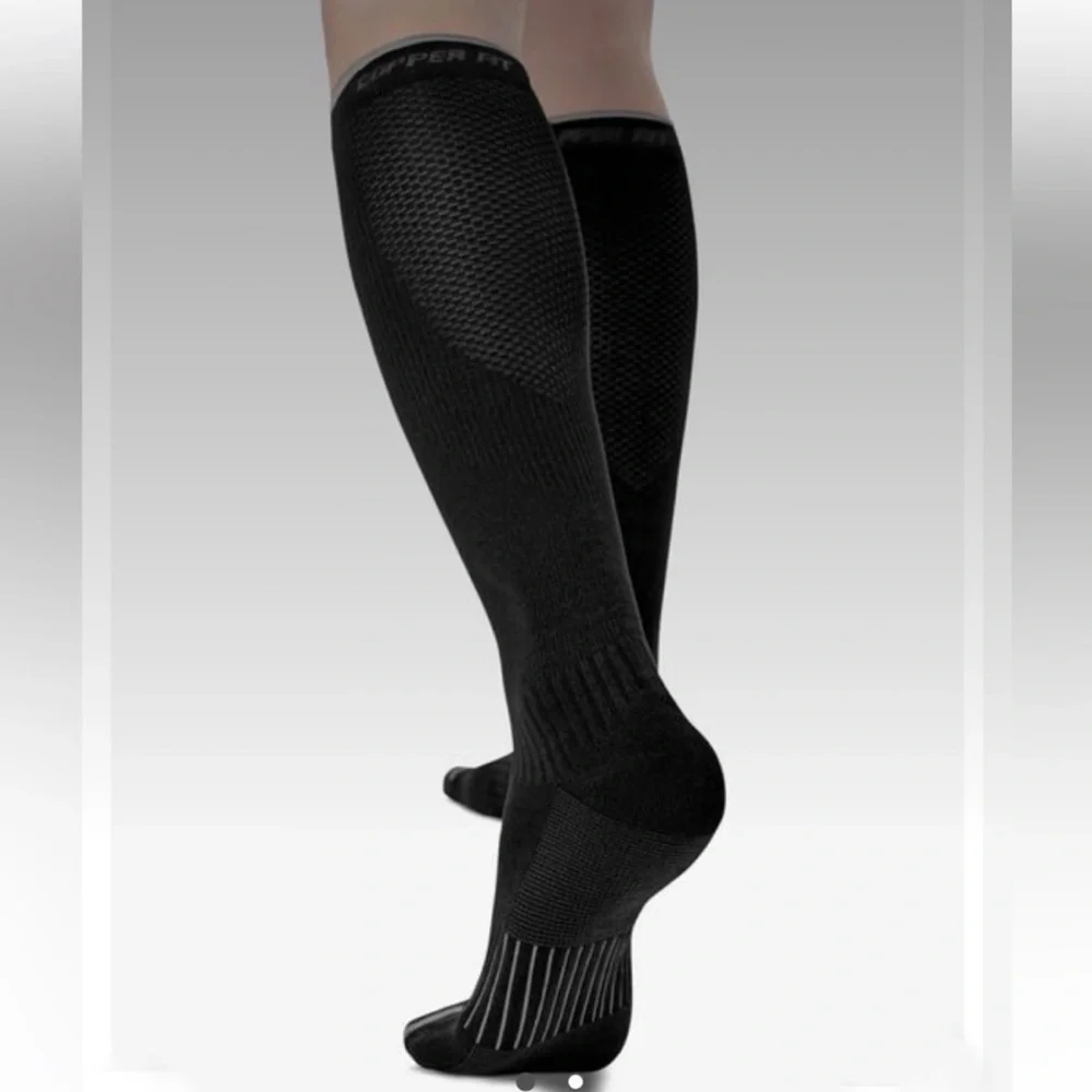 Copper Fit Energy Plus Compression Socks • Copper Infused • M 6-9 • W 7-10 NIB